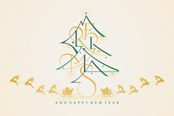 Download Merry Xmas Typography Lettering Fonts - Typography Collection